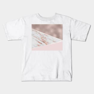 Lilac Lemonade - rose gold marble Kids T-Shirt